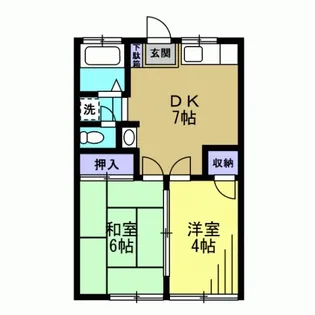 光荘2号館【2階】の間取り