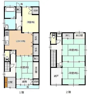 新潟県新潟市東区藤見町1【一戸建】の間取り