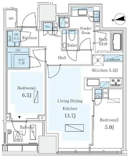 パークコートザ・三番町ハウス【3階】の間取り
