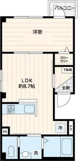 東京都墨田区本所4【マンション】の間取り