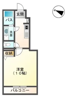 サンモール【1階】の間取り