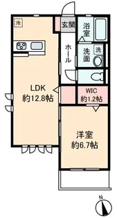 メゾン・ド・クレール【2階】の間取り