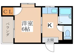 ウエストプラザ【3階】の間取り