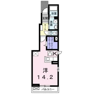 ソレイユ アルドーレ【1階】の間取り