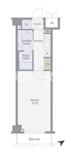 東京都板橋区中丸町【マンション】の間取り