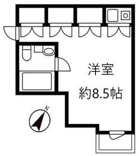 ロイヤル赤坂サルーン【4階】の間取り