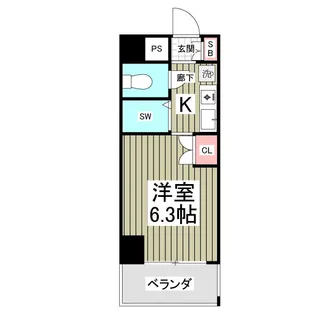 グランヒル松戸【4階】の間取り