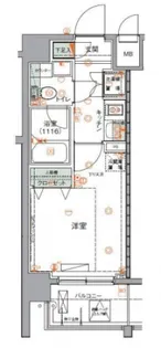 ハーモニーレジデンス羽田WEST【6階】の間取り