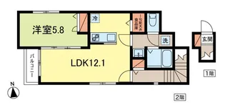 Providence【2階】の間取り