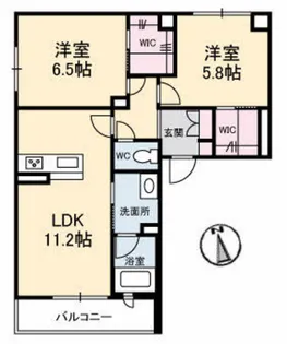 ボーノ ビラ【1階】の間取り