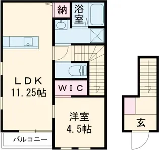 リーブルファイン東磯山【2階】の間取り