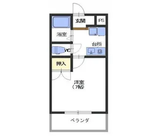 プレズントコーポ【2階】の間取り