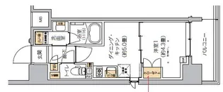 リビオメゾン芝浦【9階】の間取り
