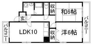カーネルヒル【4階】の間取り