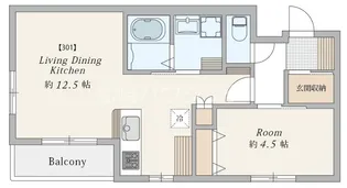 (仮称)ARM新井薬師前【3階】の間取り