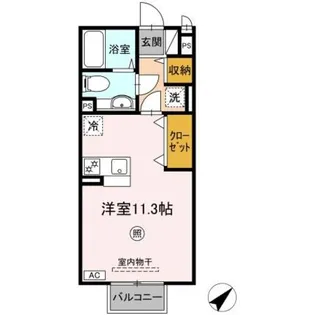 アベニール羽田【2階】の間取り