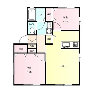 プリマリア A【2階】の間取り