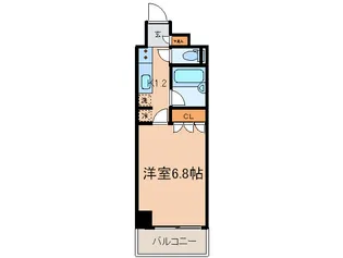 グランスイ-ト銀座レスティモナ-ク【3階】の間取り