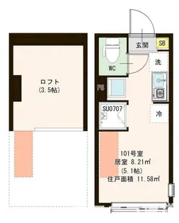Park Terrace 富士見台【1階】の間取り