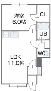 Feel Fine 浜館【1階】の間取り