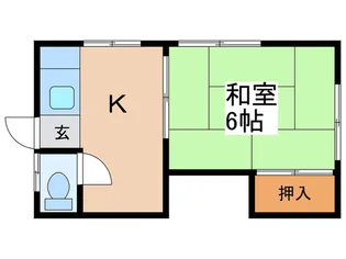 森川荘【2階】の間取り