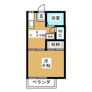 パルコート四季【2階】の間取り