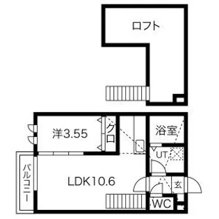 PATINA中村公園 II【2階】の間取り