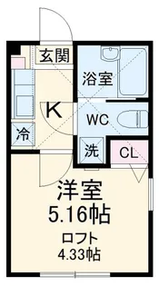 プラナス菊名壱番館【1階】の間取り