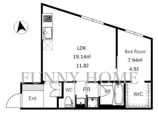 東京都目黒区碑文谷5【マンション】の間取り