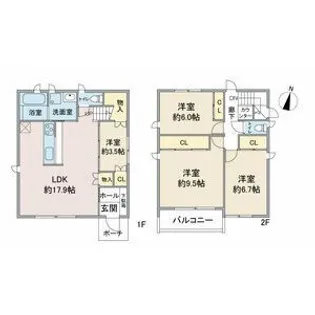 愛知県名古屋市名東区勢子坊4【アパート】の間取り