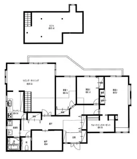 神奈川県横浜市西区浅間町2【一戸建】の間取り