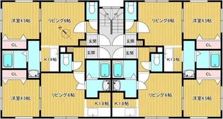 ビーズワックス【3階】の間取り