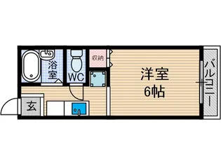 ハイツ安藤【1階】の間取り