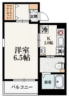 フラット高田【3階】の間取り