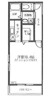 ヴルームヴェール【2階】の間取り
