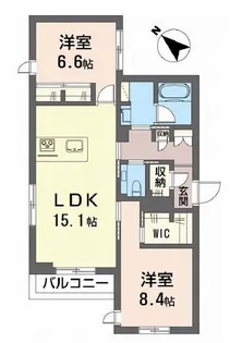 セルディーナ・ノネット【2階】の間取り