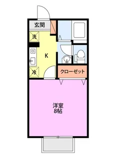 SAJA-Vivid【2階】の間取り