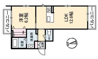 リーフガーデンI【3階】の間取り