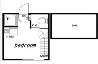 K1新宿(ケイワンシンジュク)【2階】の間取り