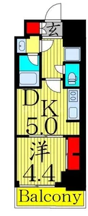 ディームス根岸【7階】の間取り