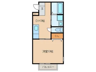 MOON RIVER【2階】の間取り