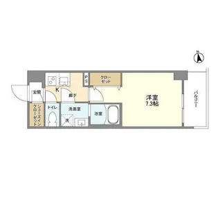 GATEHOUSE OTORII【2階】の間取り