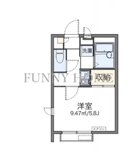 レオパレス羽根木【2階】の間取り