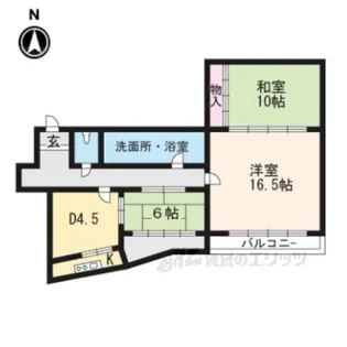 グランフォルム京都御所南【8階】の間取り