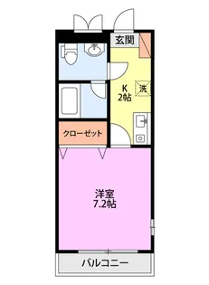 Lily-be je 白山浦【3階】の間取り