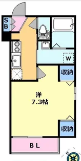 クレール・サンチャ【3階】の間取り