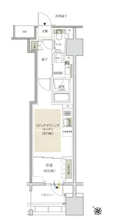 ジオ横浜大通り公園【9階】の間取り