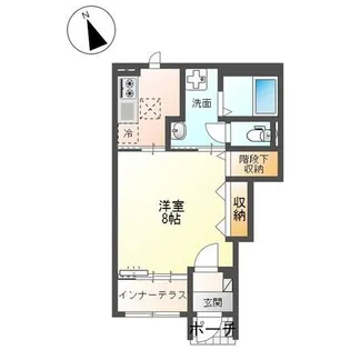 Cielo Blanco II【1階】の間取り