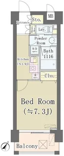 プラザ西品川【1階】の間取り