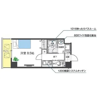 プレシオ小阪【5階】の間取り